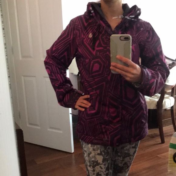 Volcom Snowboard Jacket Purple Thermonite XS - Picture 9 of 16